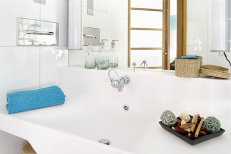 vasque facile d'entretien pour salle de bain préfabriquée - BAUDET